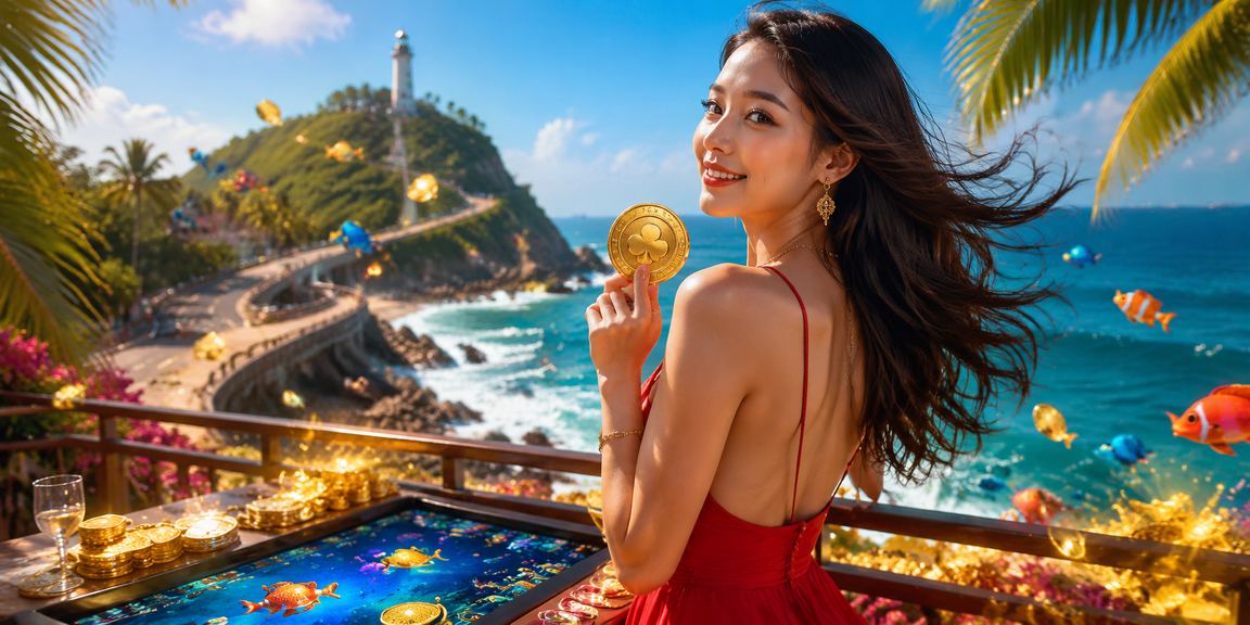 Cảnh biển Vũng Tàu với hình ảnh cá cược và casino trực tuyến